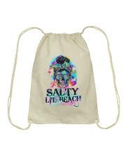 SALTY LI'L BEACH Drawstring Bag tile