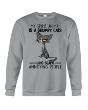 MY SPIRIT ANIMAL IS A GRUMPY CAT Crewneck Sweatshirt tile