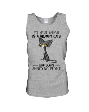 MY SPIRIT ANIMAL IS A GRUMPY CAT Unisex Tank tile