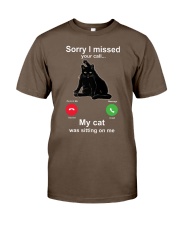SORRY I MISSED YOUR CALL Classic T-Shirt tile