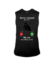 SORRY I MISSED YOUR CALL Sleeveless Tee tile