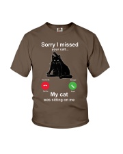 SORRY I MISSED YOUR CALL Youth T-Shirt tile