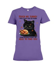 TOUCH MY TURKEY Premium Fit Ladies Tee tile