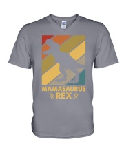 MAMASAURUS REX V-Neck T-Shirt tile