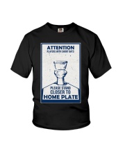 BATHROOM POSTER Youth T-Shirt tile