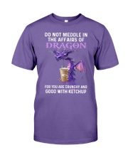 DO NOT MEDDLE IN THE AFFAIRS OF DRAGON Premium Fit Mens Tee tile