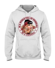 IN A WORLD FULL OF PENDEJAS BE A CHIGONA Hooded Sweatshirt front