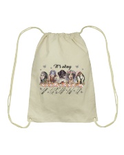 IT'S OKAY Drawstring Bag tile