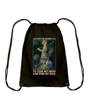 AND INTO THE GARDEN I GO TO LOSE MY MIND Drawstring Bag tile
