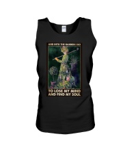 AND INTO THE GARDEN I GO TO LOSE MY MIND Unisex Tank tile