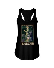 AND INTO THE GARDEN I GO TO LOSE MY MIND Ladies Flowy Tank tile
