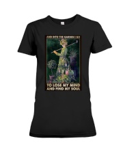 AND INTO THE GARDEN I GO TO LOSE MY MIND Premium Fit Ladies Tee tile