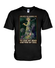 AND INTO THE GARDEN I GO TO LOSE MY MIND V-Neck T-Shirt tile