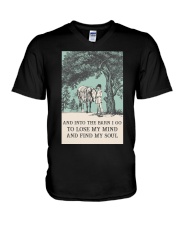 AND INTO THE BARN I GO TO LOSE MY MIND V-Neck T-Shirt tile