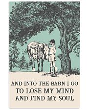 AND INTO THE BARN I GO TO LOSE MY MIND 11x17 Poster front