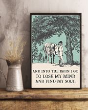 AND INTO THE BARN I GO TO LOSE MY MIND 11x17 Poster lifestyle-poster-3