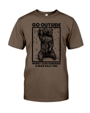 GO OUTSIDE WORST CASE SCENARIO Classic T-Shirt tile