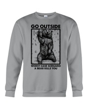 GO OUTSIDE WORST CASE SCENARIO Crewneck Sweatshirt tile