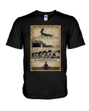BE STRONG WHEN YOU ARE WEAK V-Neck T-Shirt tile