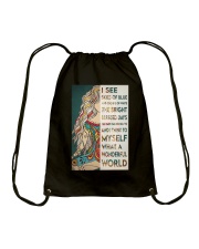 I SEE SKIES OF BLUE Drawstring Bag tile