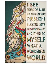 I SEE SKIES OF BLUE 11x17 Poster front