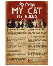 MY HOUSE MY CAT MY RULES 11x17 Poster front