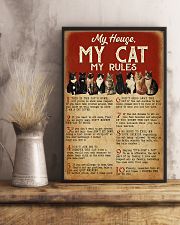 MY HOUSE MY CAT MY RULES 11x17 Poster lifestyle-poster-3