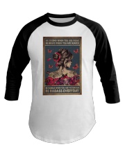 BE STRONG WHEN YOU ARE WEAK Baseball Tee tile