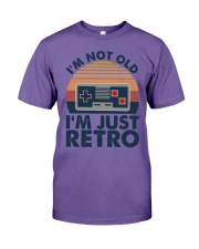 I'M NOT OLD I'M JUST RETRO Premium Fit Mens Tee tile