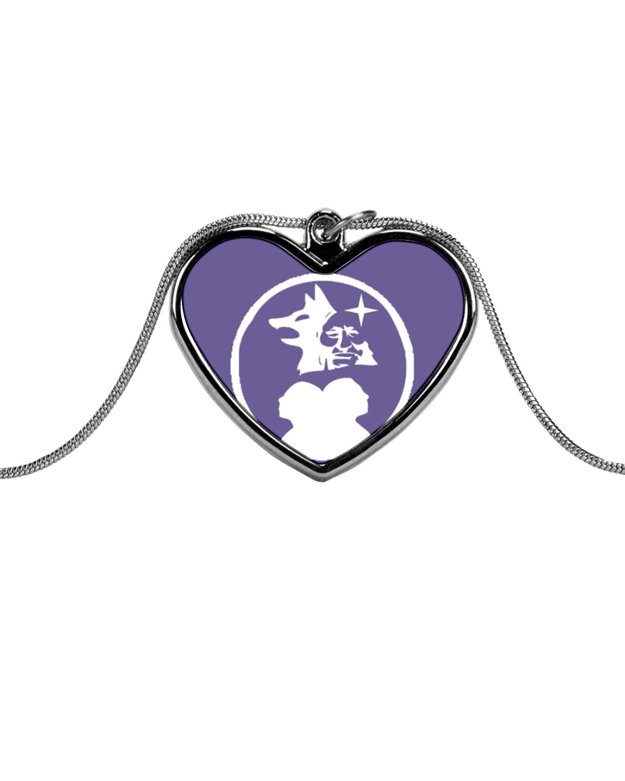 Mike Bone Jewels Metallic Heart Necklace