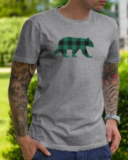 Green Flannel Bear Classic T-Shirt lifestyle-mens-crewneck-front-7