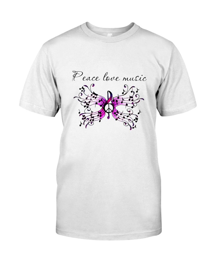 Peace Love Music Classic T-Shirt