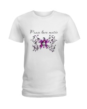 Peace Love Music Ladies T-Shirt thumbnail