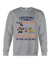 Camping Lady Crewneck Sweatshirt thumbnail