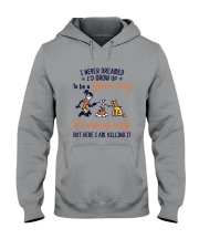 Camping Lady Hooded Sweatshirt thumbnail
