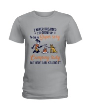Camping Lady Ladies T-Shirt thumbnail