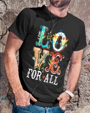 LOVE FOR ALL Classic T-Shirt lifestyle-mens-crewneck-front-4