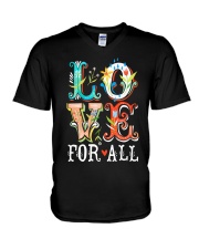 LOVE FOR ALL V-Neck T-Shirt thumbnail