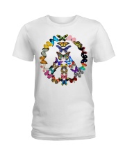 BUTTERFLY PEACE Ladies T-Shirt thumbnail
