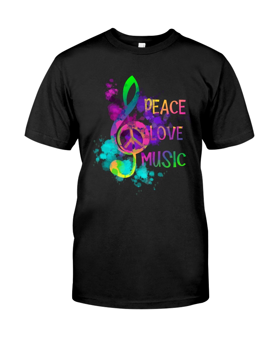 PEACE LOVE MUSIC Classic T-Shirt