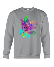 PEACE LOVE MUSIC Crewneck Sweatshirt thumbnail