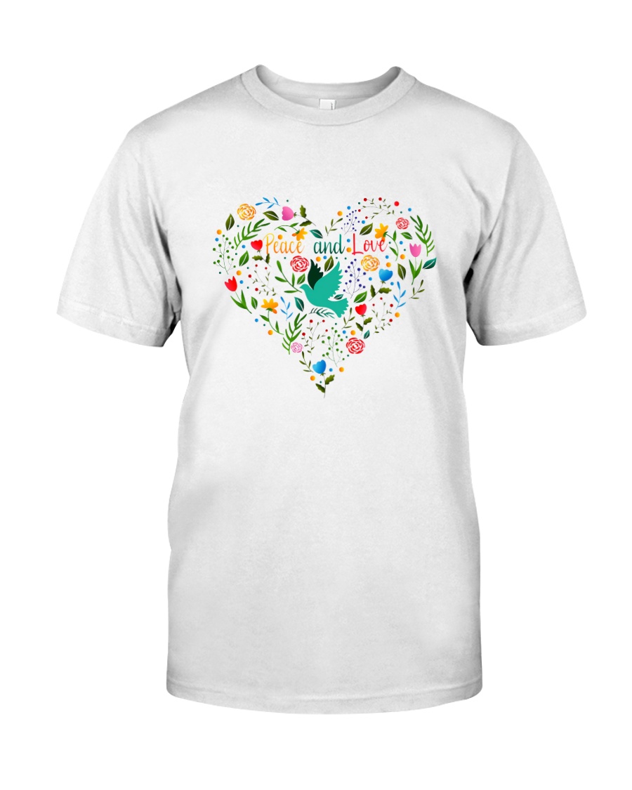 Peace And Love Classic T-Shirt