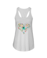 Peace And Love Ladies Flowy Tank thumbnail