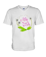 MAKE A WISH V-Neck T-Shirt thumbnail