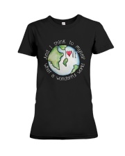 AND I THINK TO MYSELF WHAT A WONDERFUL WORD 2 Premium Fit Ladies Tee thumbnail