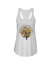 Myself What A Wonderful World Ladies Flowy Tank thumbnail
