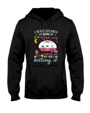 Camping Lady Hooded Sweatshirt thumbnail