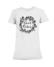 GOOD VIBES Premium Fit Ladies Tee thumbnail