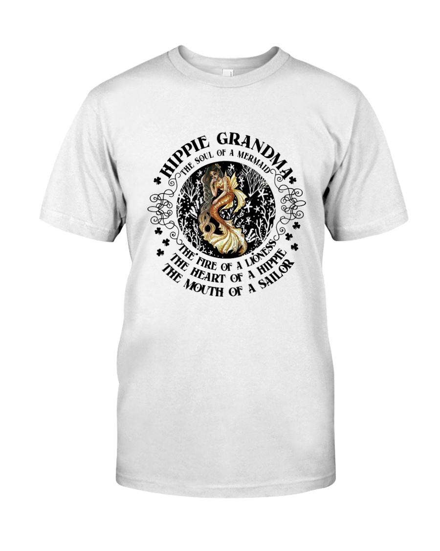 HP-D-27021920-Hippie Grandma 1 Classic T-Shirt