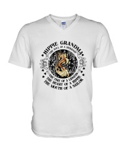 HP-D-27021920-Hippie Grandma 1 V-Neck T-Shirt thumbnail